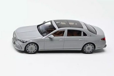 AR BOX 1/64 BRABUS S850 MAYBACH Masterpiece Grey Diecast Car Model