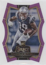 2016 Select Premier Level Die-Cut Purple Prizm 72/75 Malcolm Mitchell #154 11to