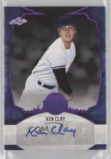 2024 Leaf A Bronx Legacy Purple Holofoil Spectrum /35 Ken Clay #BA-KC1 Auto 13u1