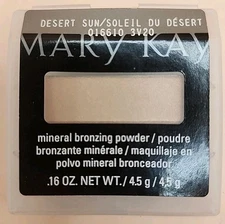 Mary Kay Mineral Desert Sun Bronzing Powder Contouring Sunkissed Look Chipped
