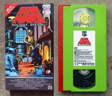 VHS: Star Wars Christmas Holiday Special: CBS/Fox (not DVD/blu-ray)