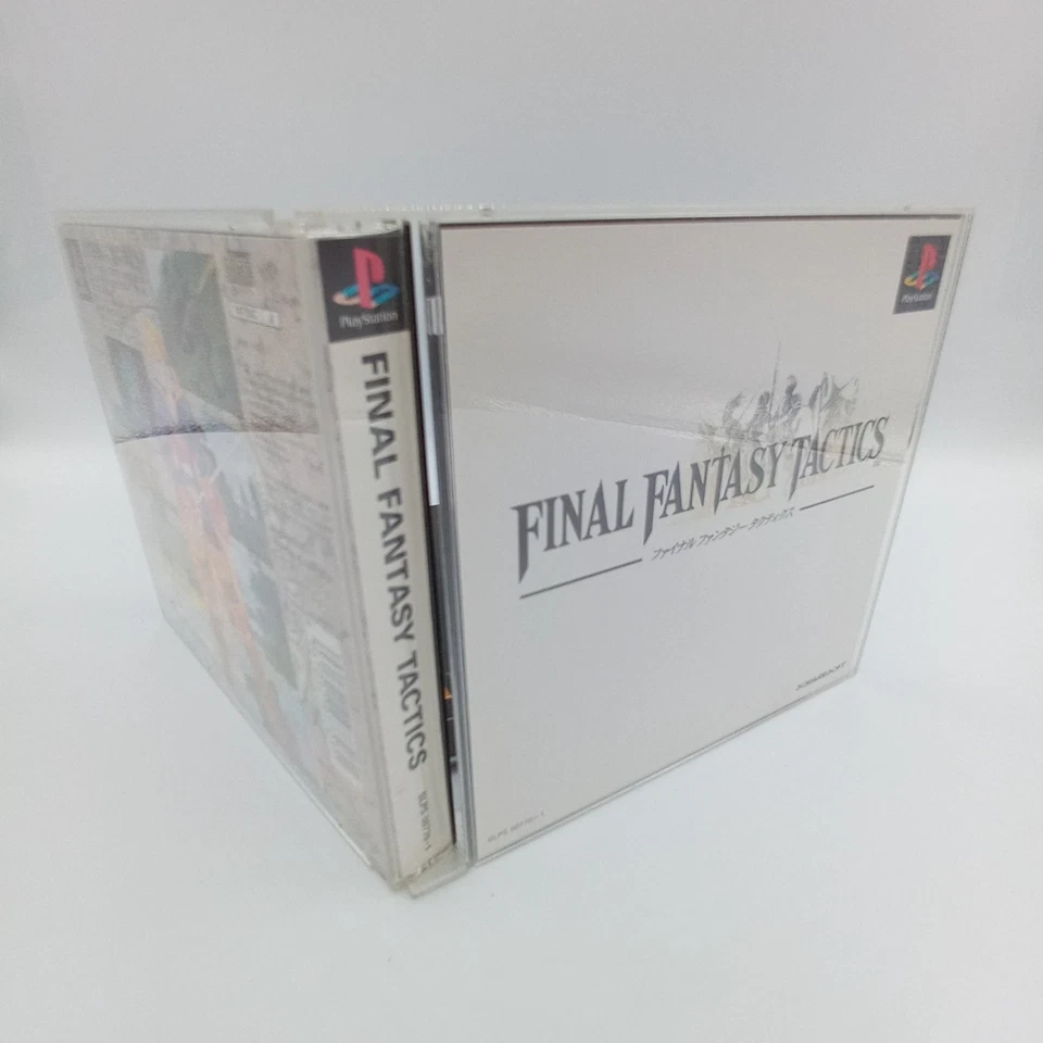 Final Fantasy Tactics PS1 PlayStation 1 Authentic Japanese CIB Complete - Image 3 of 4