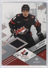 2024 Upper Deck Team Canada Juniors Jersey Denton Mateychuk #42 0l2k