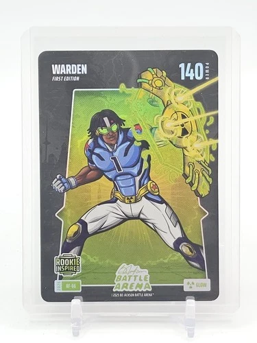 WARDEN CAM WARD 2025 BO JACKSON BATTLE ARENA 1ST ED #BF-66 ROOKIE GLOW Q3735