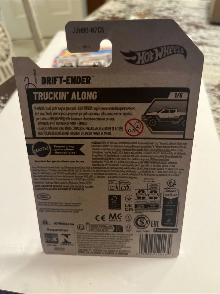 Hot Wheels Drift-Ender Trucking Along 1/5 2025 Estuche A NO SUPER BÚSQUEDA DEL TESORO Foto 3 de 4