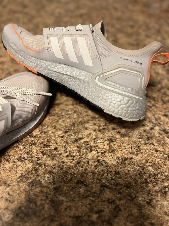 Adidas UltraBoost Winter.Rdy 'Grey/Orange EG9800(Men’s Size 9.5)Reflective Trim - Image 4 of 4