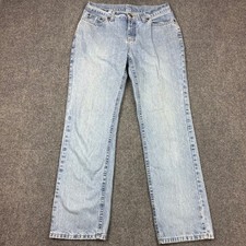 Vintage Riveted Lee Womens Size 30x30 Jeans Light Wash Straight Leg Denim Pants