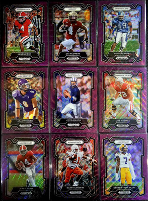 2024 Panini Prizm Draft Picks Football Silver Purple Green Parallel You Pick!