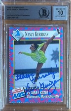 NANCY KERRIGAN SIGNED 1983 SI FOR KIDS II ROOKIE #118 BAS BGS AUTOGRAPH 10 AUTO