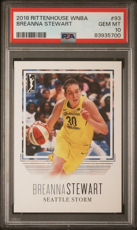 Breanna Stewart PSA 10 2018 Rittenhouse WNBA #93 Base Seattle Storm Gem Mint