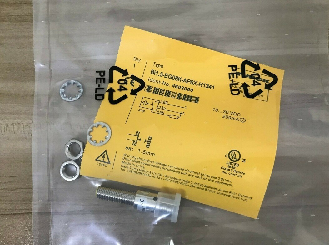 BI1.5-EG08K-AP6X-H1341 New Sealed Turck Proximity Switch BI1.5-EG08K-AP6X-H1341
