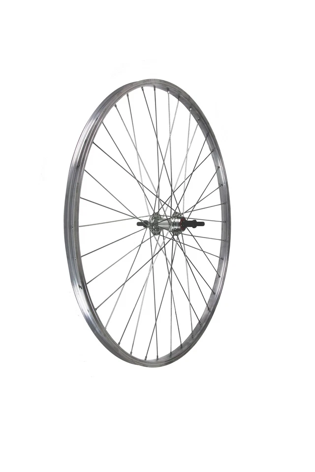 BONIN Ruota Citybike Posteriore 28" V-Brake Dado 3/8 Su Cuscinetti 6/7v Silver