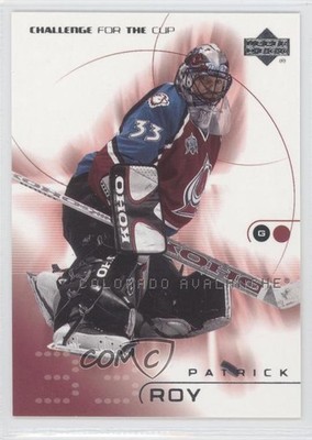 2001-02 Upper Deck Challenge for the Cup Patrick Roy #20 HOF t4m