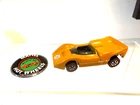 Vintage Hot Wheels Redline McLaren M6A Orange 1969 USA Base W/ Button Original