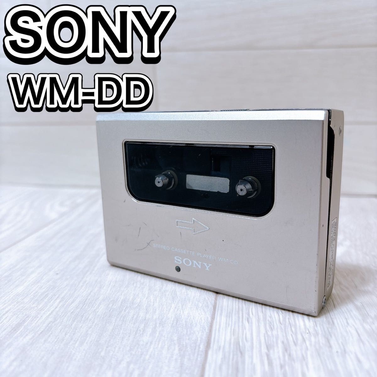 ポータブルプレーヤー SONY CASSETTE PLAYER WM-DD SONY WALKMAN WM-DD Portable Cassette Player Retro Audio