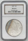 1887 Morgan Silver Dollar NGC MS 64*  (STAR)