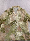 Alfred Dunner Women Floral Sheer 3/4 Sleeve Button-Up Shirt Multicolor Size 14
