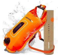 Swim Buoy for Open Water with Dry Bag 15L - Fully Waterproof Swim Bubble - Be Sa