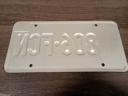 Vintage Expired Connecticut Veteran license plate Tag Flag 806-FCN Vanity - Picture 9 of 11
