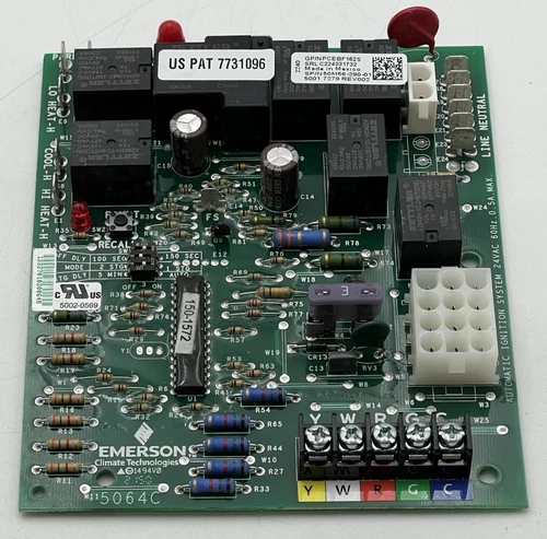 EMERSON 5064C, GP/NPCBBF162S, SRL C224031732, 50M56-290-01 CIRCUIT CONTROL BOARD