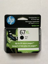 Genuine HP 67XL Black Ink Cartridge 3YM57AM OEM 02/2026 NEW