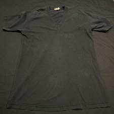 Vintage Speedo Competition Tee Black Size XL Cotton Black Short Sleeve A24