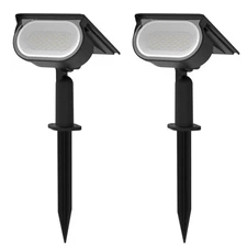 Solar Powered Waterproof Spot Solar Lights Outdoor, IP68, 45 LED, 2 Lighting ...