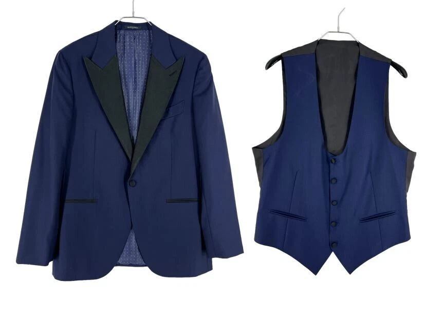 Set Completo Uomo DQT: Gilet Smoking, Camicia E Fiocco, Microfibra, Per Matrimonio O Eventi Formali