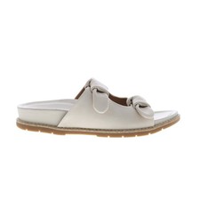 Eurosoft by Sofft Golden ES0034411 Womens Beige Nubuck Slides Sandals Shoes 8.5