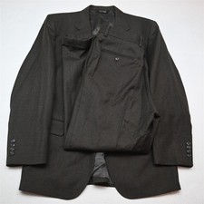 Jos A Bank 42R 32x30 Brown Check 100 Wool Flannel Mens Jacket Pants Suit