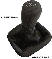 FÜR AUDI A3 8L 8P 8V  SCHALTSACK SCHALTKNAUF 12mm ALCANTARA© 5G BLAU D2