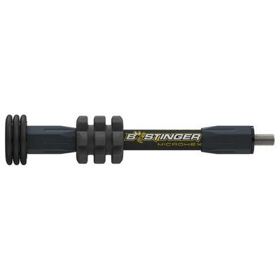 NEW 2026 Bee Stinger MicroHex Stabilizer, Matte Black, 6'' Bow Hunting Bar