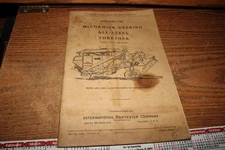 1928 Operators Manual for International McCormick-Deering All-Steel Thresher IH