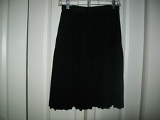 BLACK PLEATED SKIRT--SIZE 4