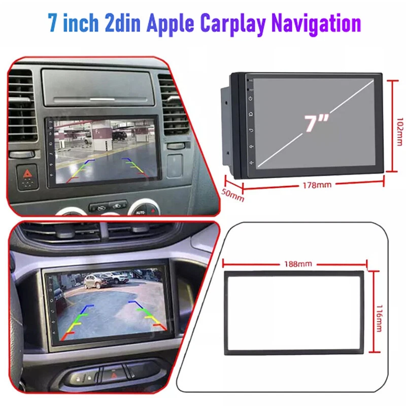 7" 4+64GB For Isuzu N Series Truck Car Stereo Radio Wireless Carplay Head Unit - Image 3 of 4