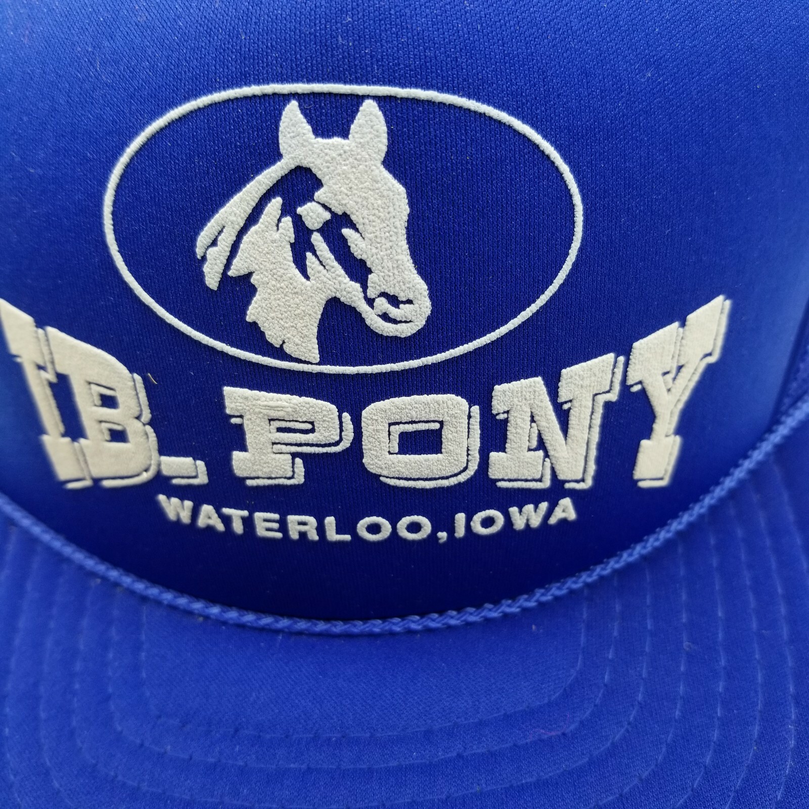 Cappello berretto cavallo IB Pony Waterloo Iowa blu adulto usatoa magliack sna
