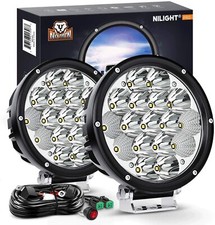 2x 7inch 85w Round Off Road Led Work Lights For Jeep Bumper Atv Truck Boat 4wd 2x 7inch 85w Round Off Road Led Work Lights For Jeep Bumper Atv Truck Boat 4wd