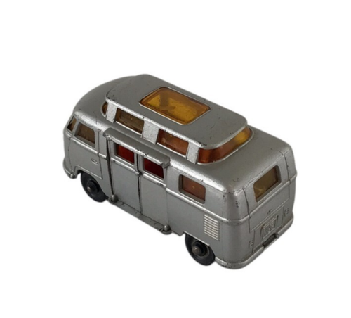 Matchbox Lesley No 34C Vintage VW Volkswagen Camper Van Silver Car - Picture 3 of 8