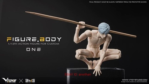 Modellino VTOYS x BMS VB002 One White Skin scala 1/12 body toys in magazzino - Foto 2 di 4