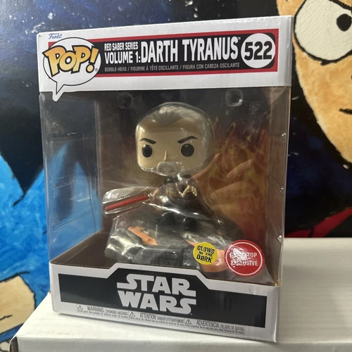 Funko POP! Star Wars: Darth Tyranus #522 Gamestop Exclusive Glow In The Dark