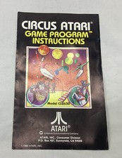 Circus ATARI 2600 GAME PROGRAM INSTRUCTIONS only 