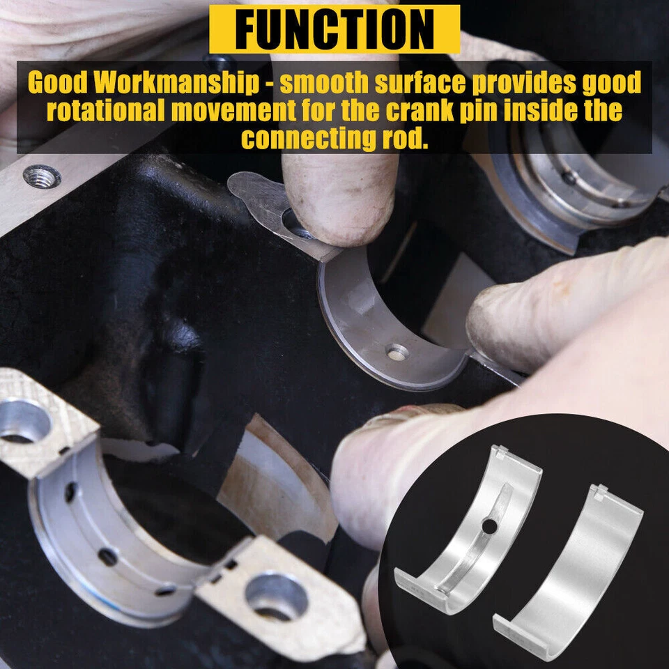 Engine Crankshaft & Main & Rod Bearings For Toyota 4Runner Pickup 1982-1995 2.4L - Image 4 of 4