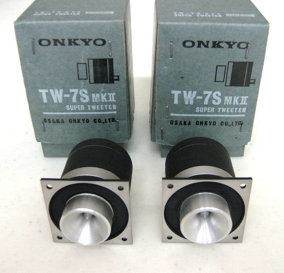 ONKYO TW-7S MKII Super Tweeter Pair Box Set 8Ω 20W Unused ONKYO TW-7S MKII Super Tweeter Pair Box Set 8Ω 20W Unused