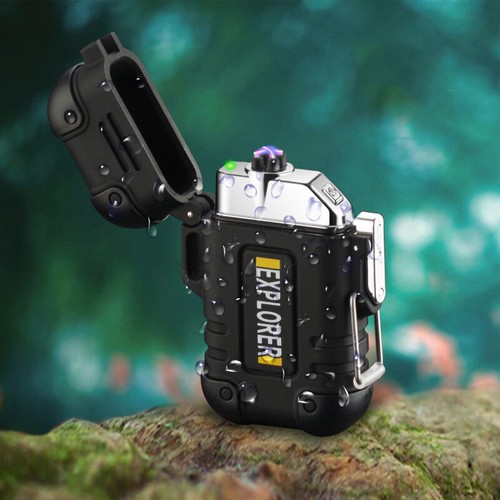 Arc4 Waterproof/Windproof Plasma Lighter – Top-Facing Dual Arc USB Lighter - Picture 2 of 12