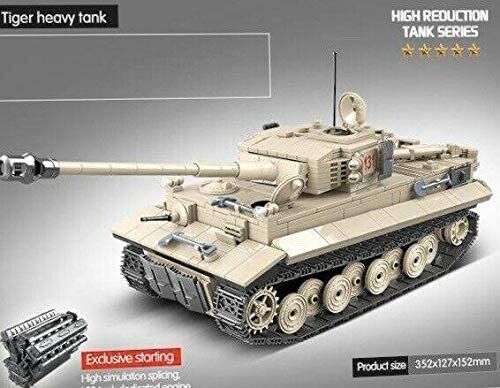 WW2 German Tiger Tank 131 Model Toy Building Blocks Toy WW2 German Tiger Tank 131 Model Toy Building Blocks Toy