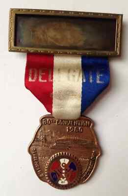 Vintage International Machinist Aerospace 30th Convention Ohio Delegate Medal
