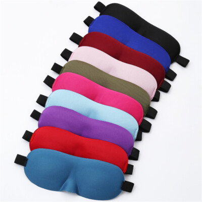 3D Travel Sleep Eye Mask soft Memory Foam Padded Shade Cover Sleeping Blindfold