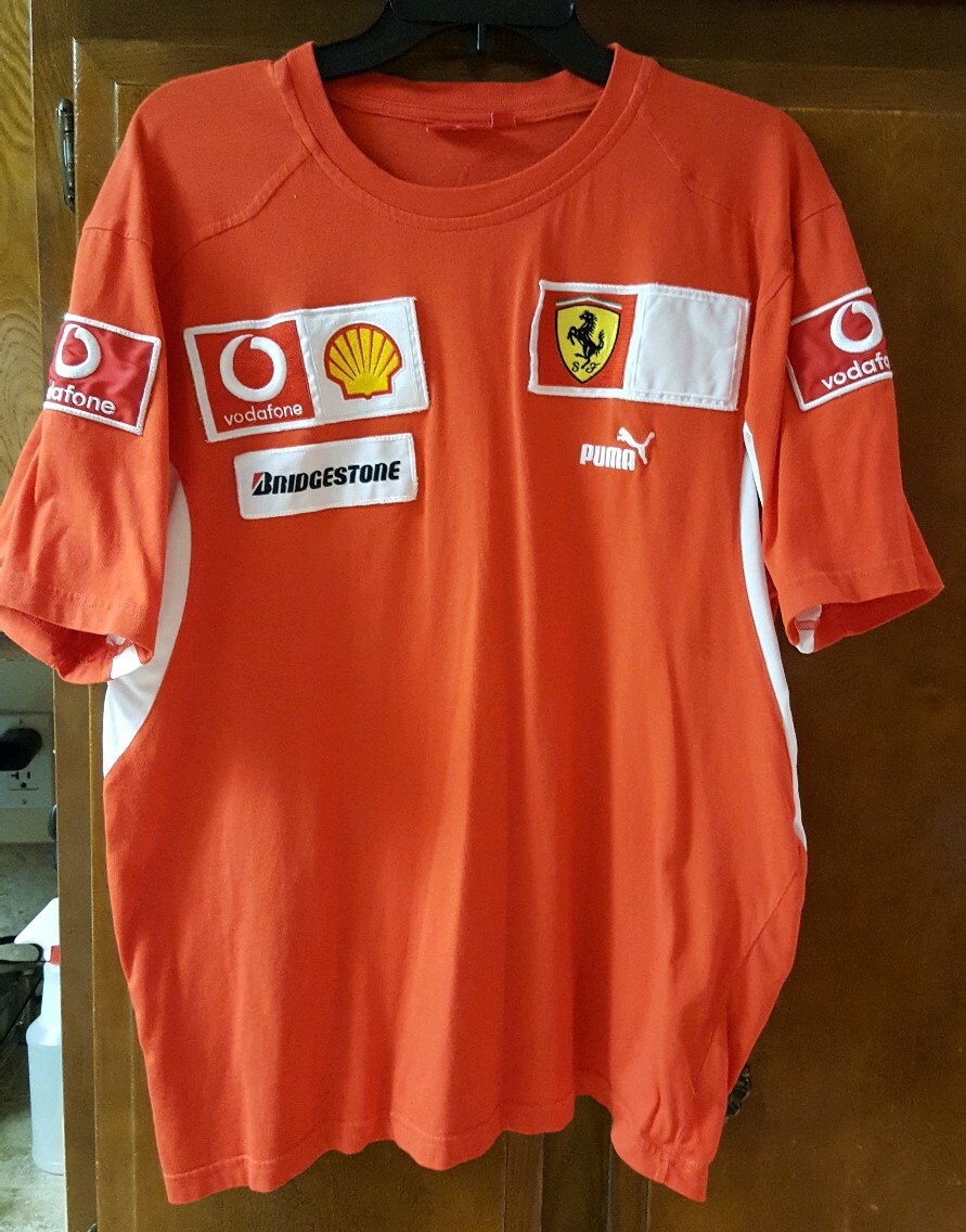 shell ferrari t shirt