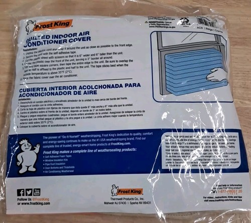 Thermwell Window Air Conditioner Cover, 25 x 17 x 4-In. AC9 - Picture 2 of 2