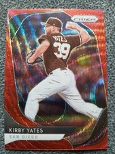 2020 PANINI PRIZM KIRBY YATES RED WAVE BASE PARALLEL/99